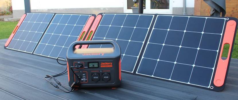 Test Jackery tragbare Powerstation mit Solarpanel