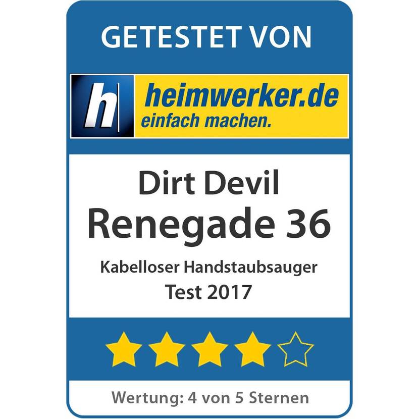 Akku-Staubsauger Test: Dirt Devil Renegade