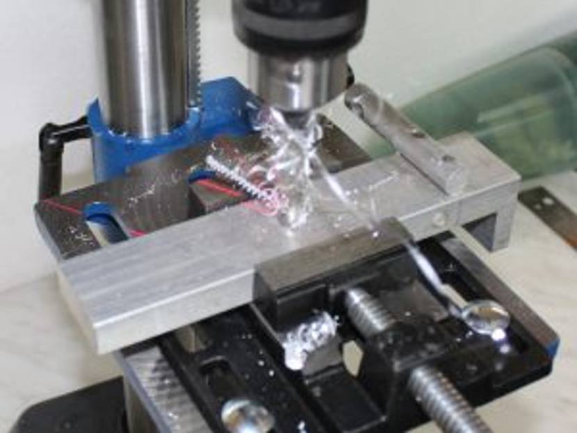 Bohren in Aluminium