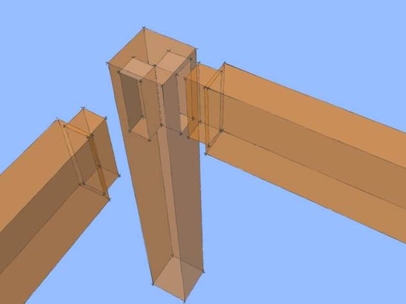 Tischgestell massiv bauen