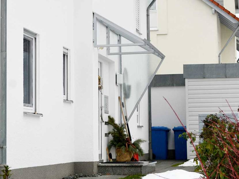 kleines Alu-Polycarbonat-Dach