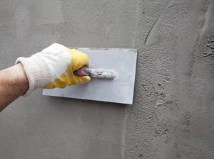 Wand verputzen