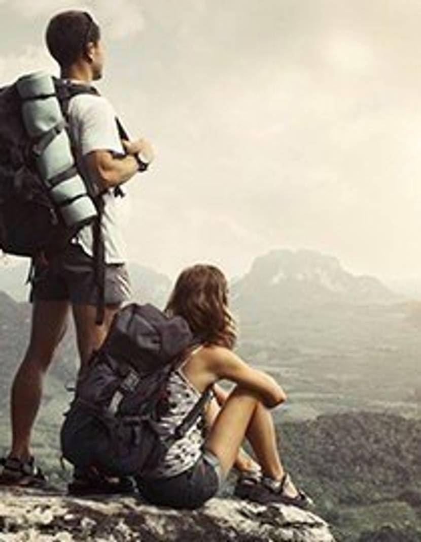 Wandern mit Fernglas