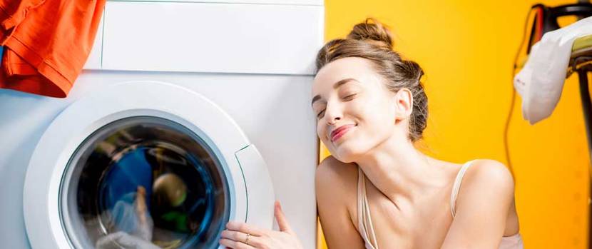perfekte Kombination Trockner auf Waschmaschine