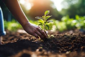 baum-im-beet-von-hand-gehalten